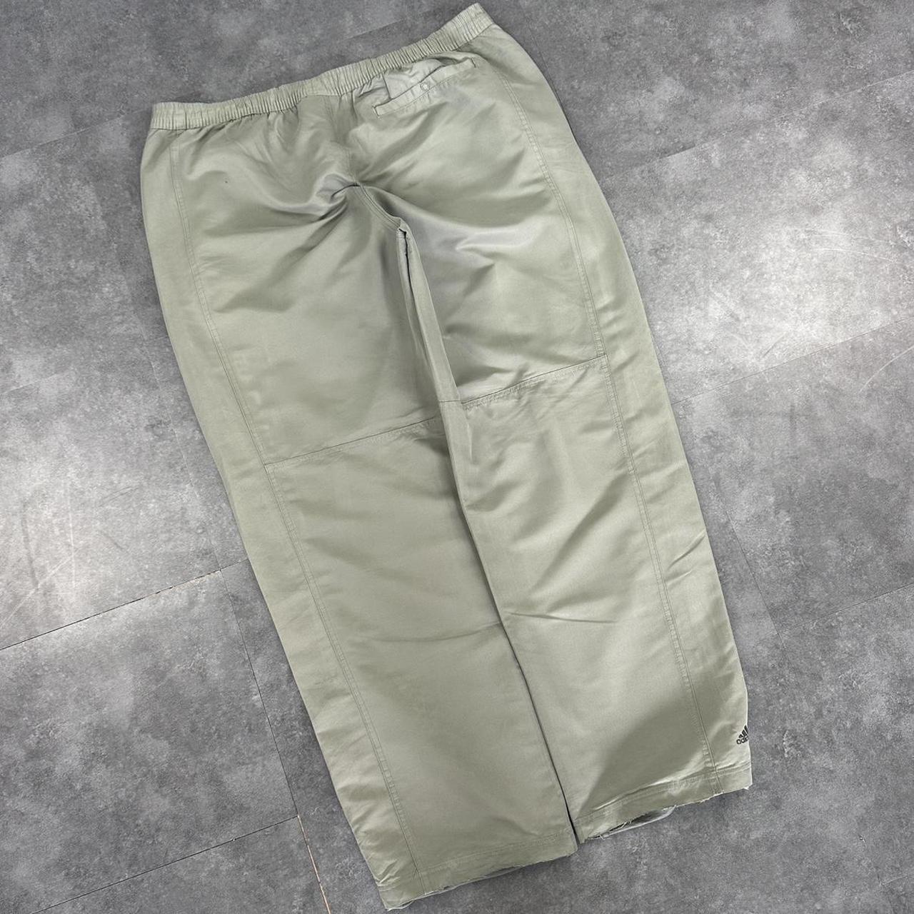 Adidas 2000s baggy vintage sportswear adjustable track pants
