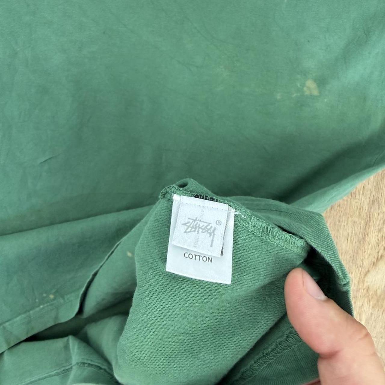 Rare Stussy international green Vintage 2005 Y2K T-Shirt