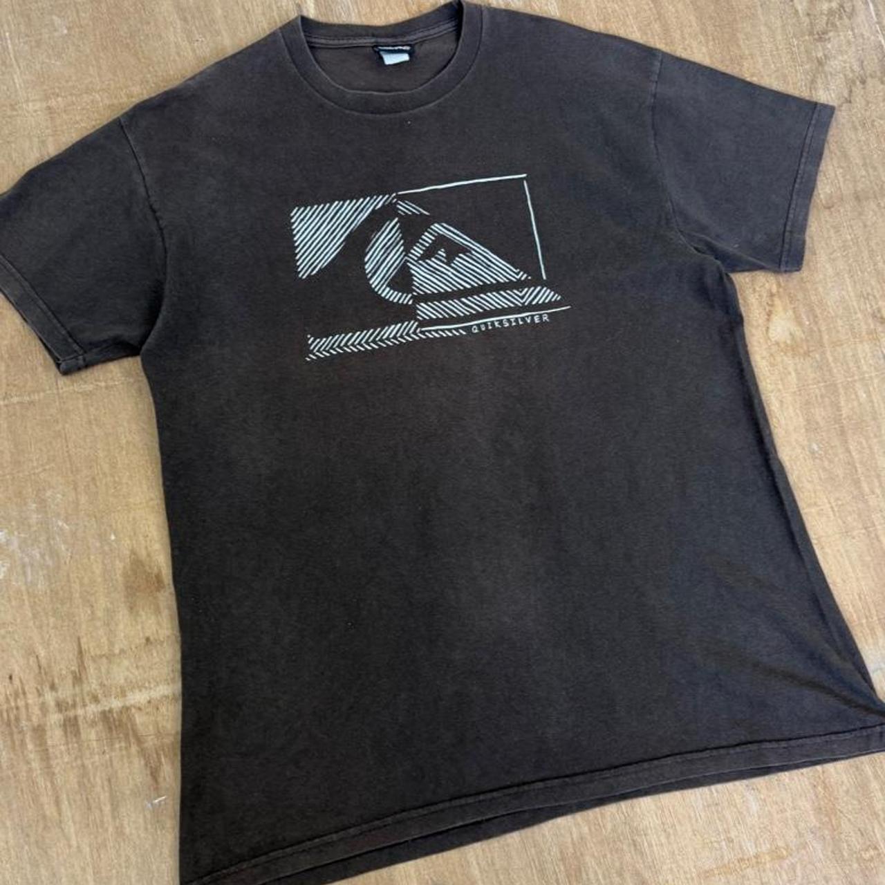 Quiksilver Surfwear brown Y2K T-Shirt