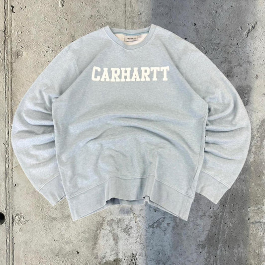 carhartt WIP 2000s Walf knit spellout workwear sweatshirt