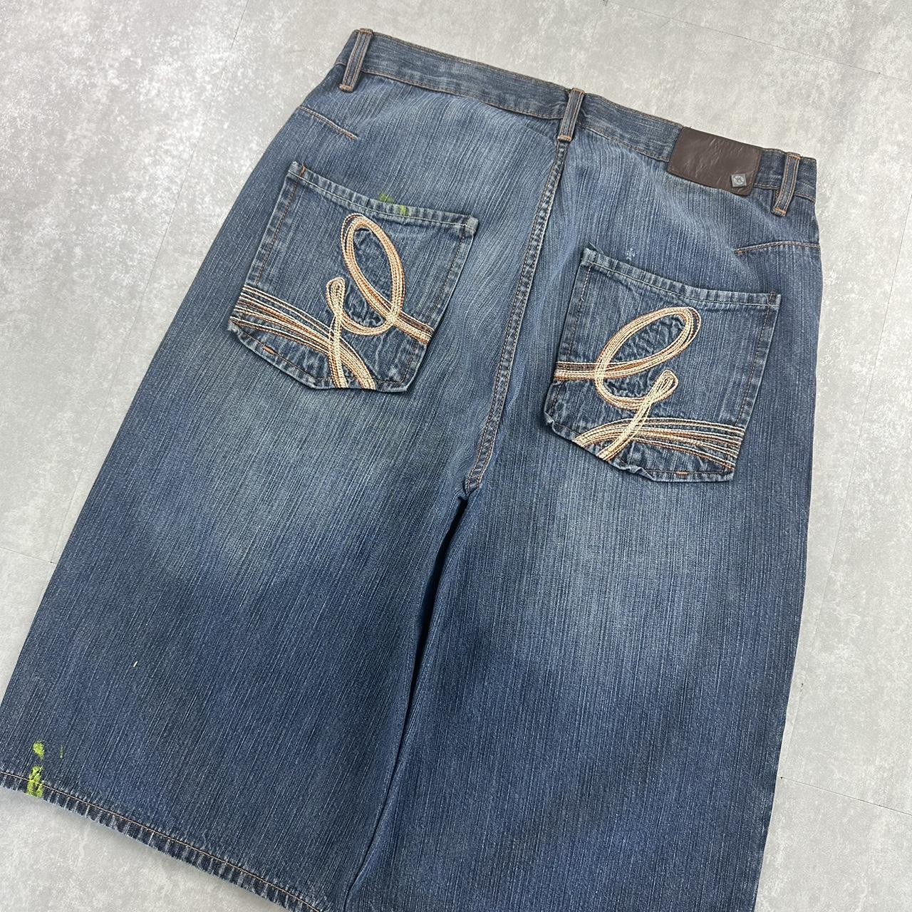 G-Unit 50 Cent 2000s spellout carpenter style jorts