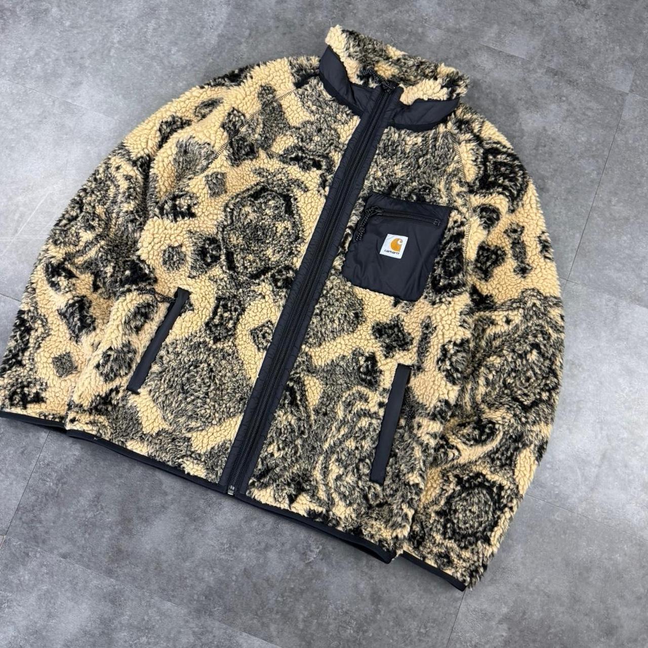Carhartt WIP Prentis Liner fleece zip up Y2K style jacket