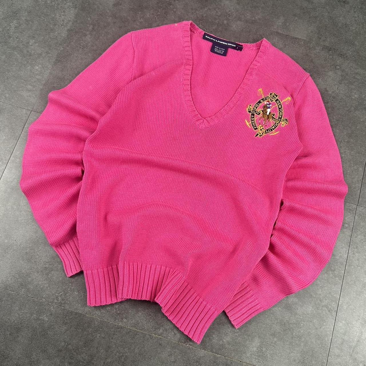 Polo Ralph Lauren PRL & co 90s cotton V neck Jumper
