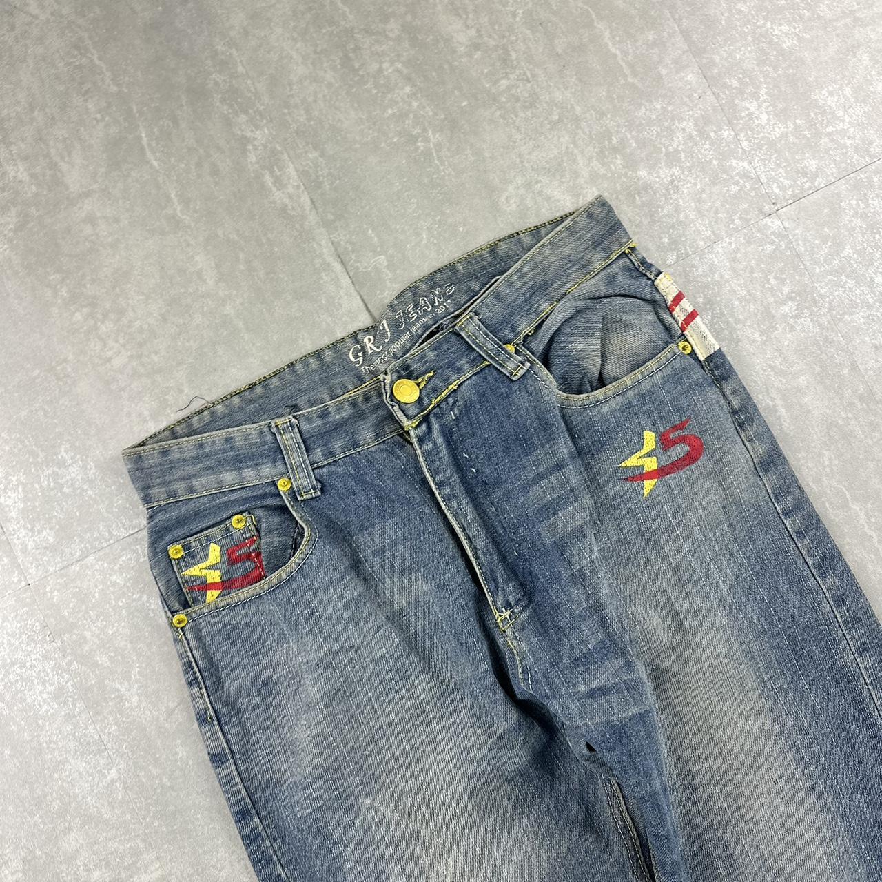 GRJ Denim jeans 2000s spellout carpenter skate jeans