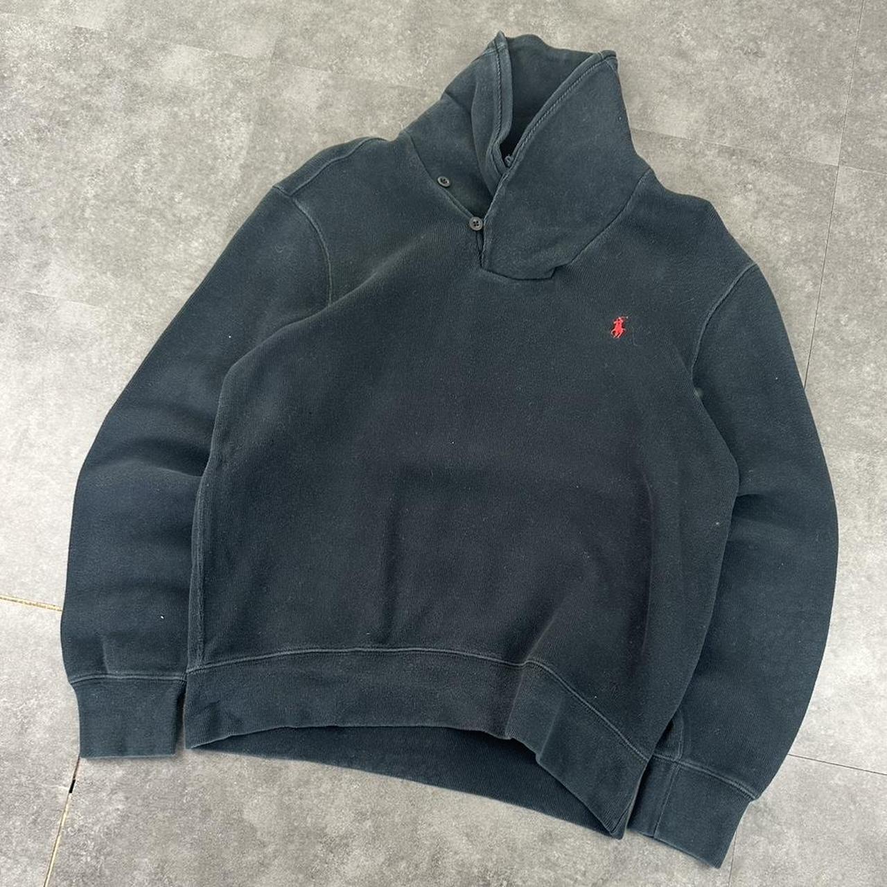Polo Ralph Lauren 90s chunky knit pullover knit 1/4 zip jumper