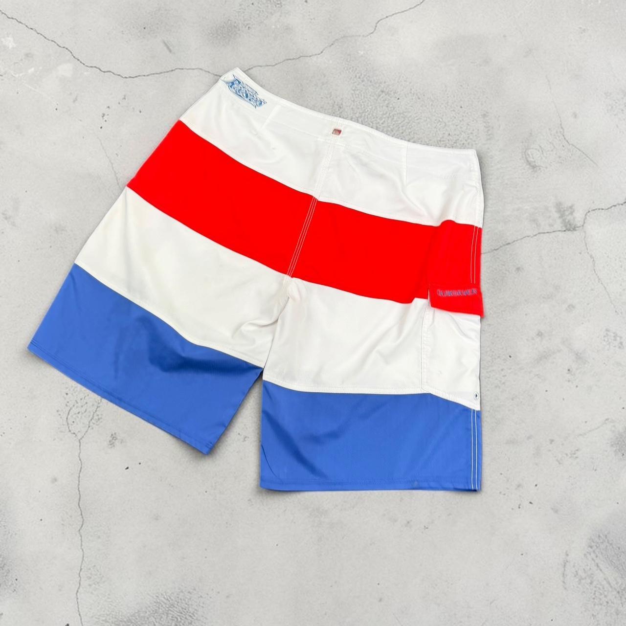 Quiksilver Ausrtria rugby surfer vintage Y2K Surfwear beach swim board shorts