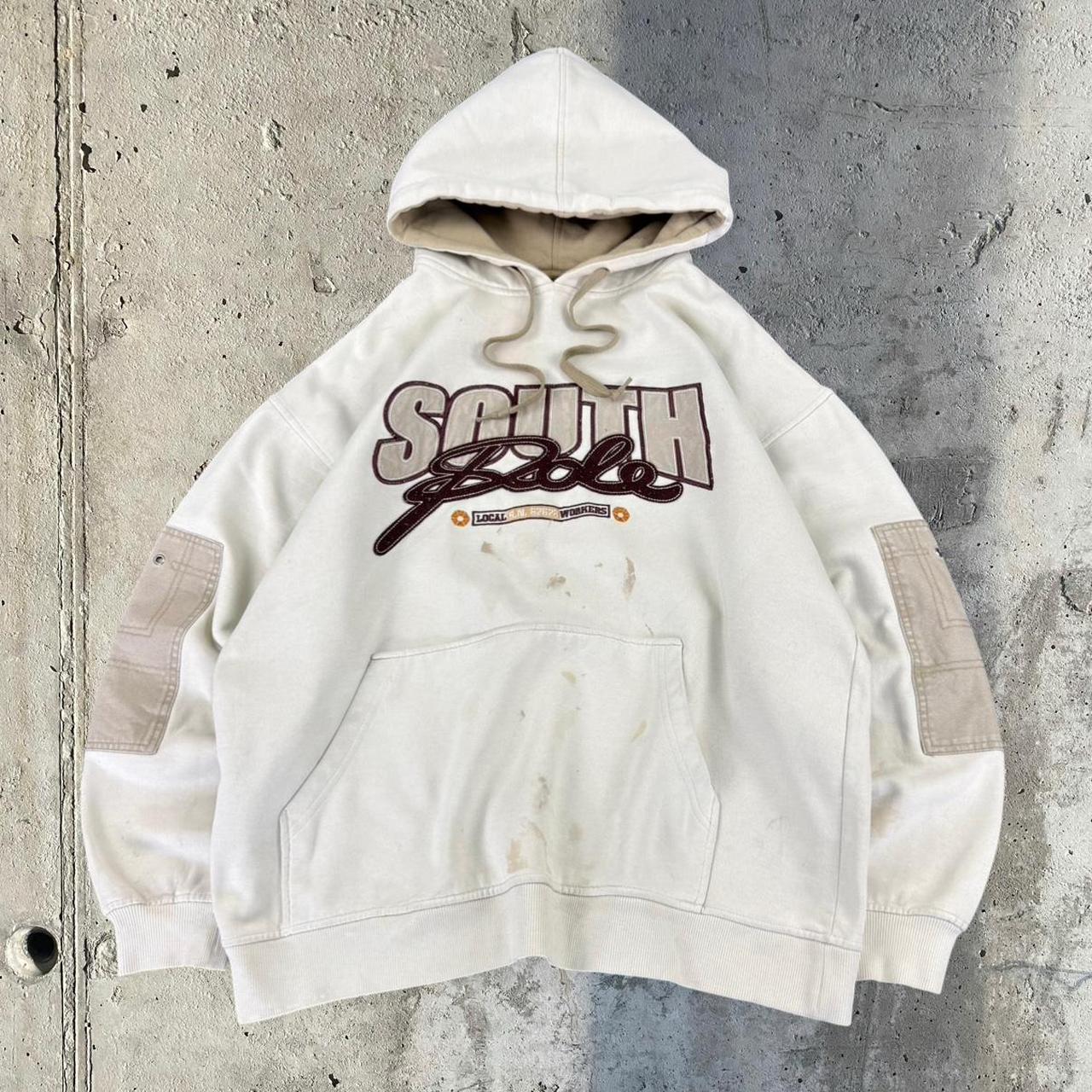 Rare Southpole distressed Vintage Y2K skater workwear spellout hoodie
