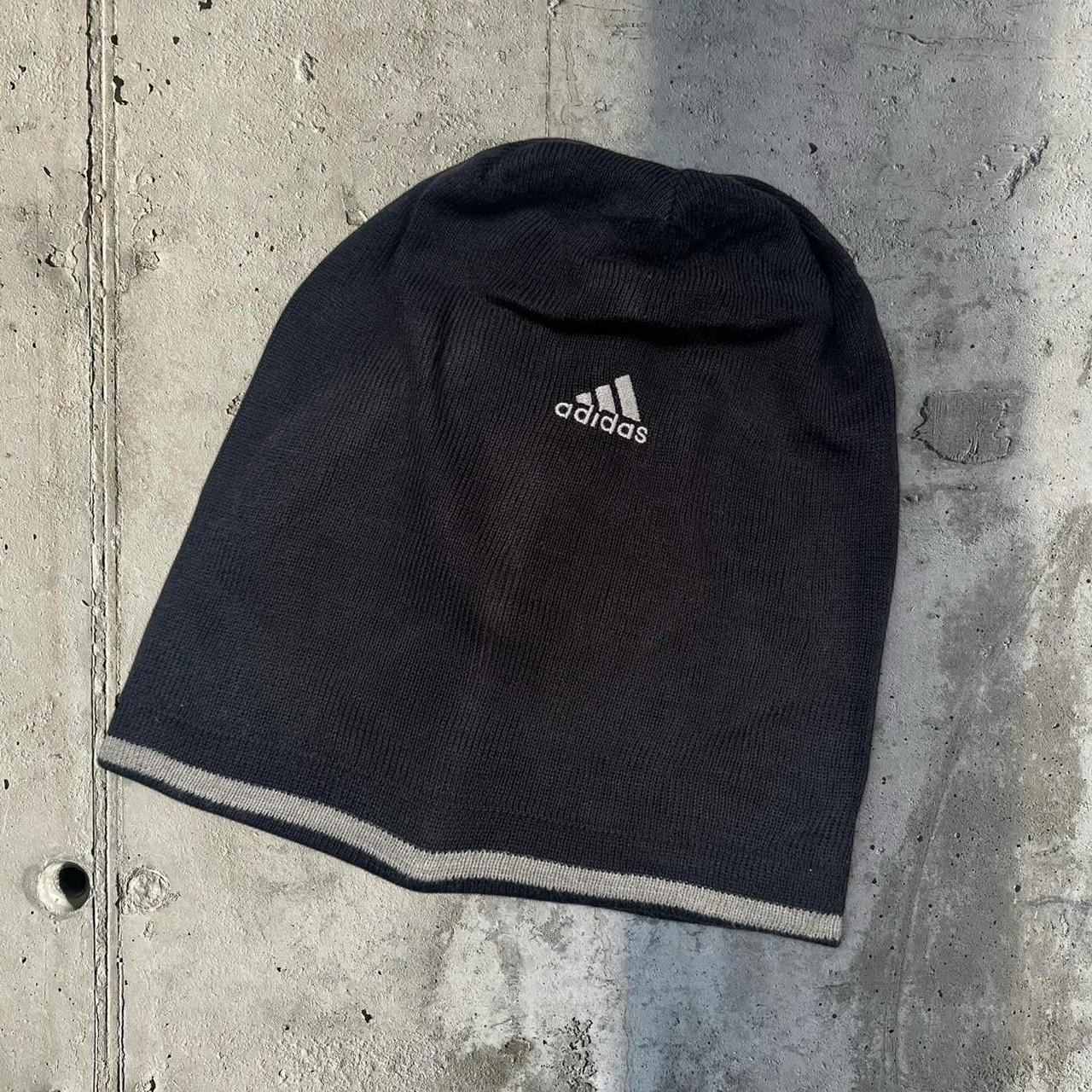 Adidas 2000s vintage Surfwear Skater embroidered logo beanie hat