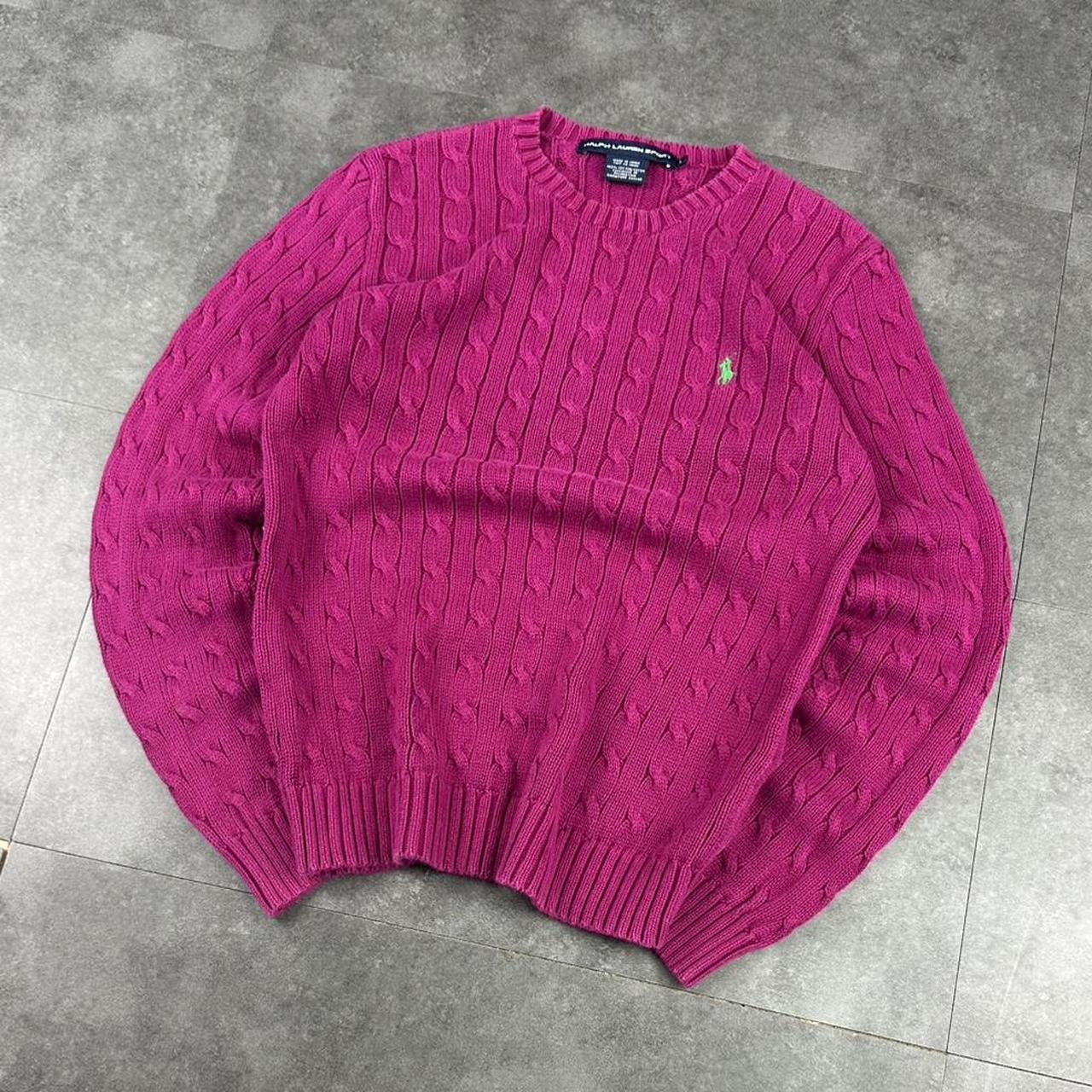 Polo Ralph Lauren 90s heavyweight chunky cable knit pullover knit Jumper