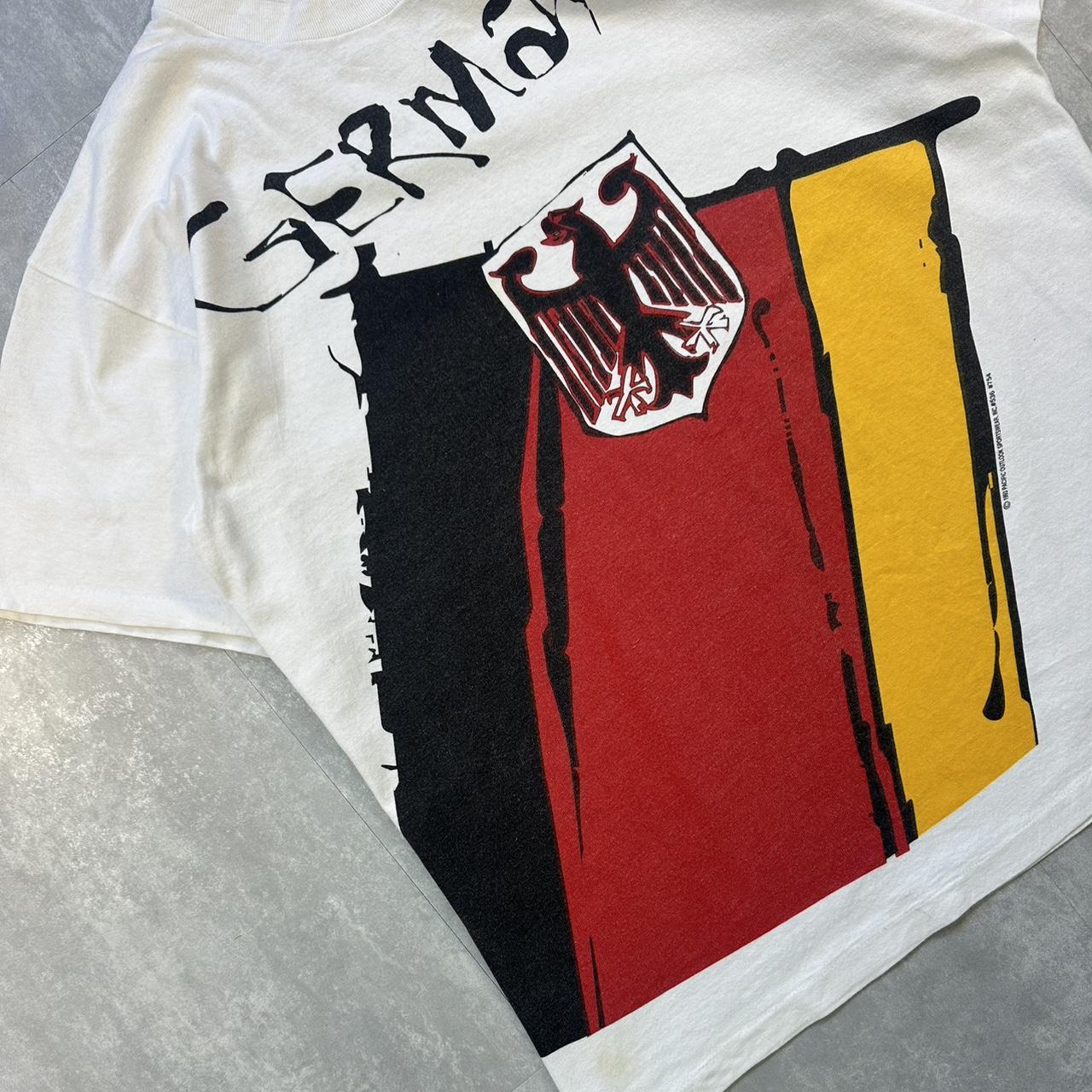 Rare Delta 90s Germany 1994 World Cup single stitch vintage T shirt