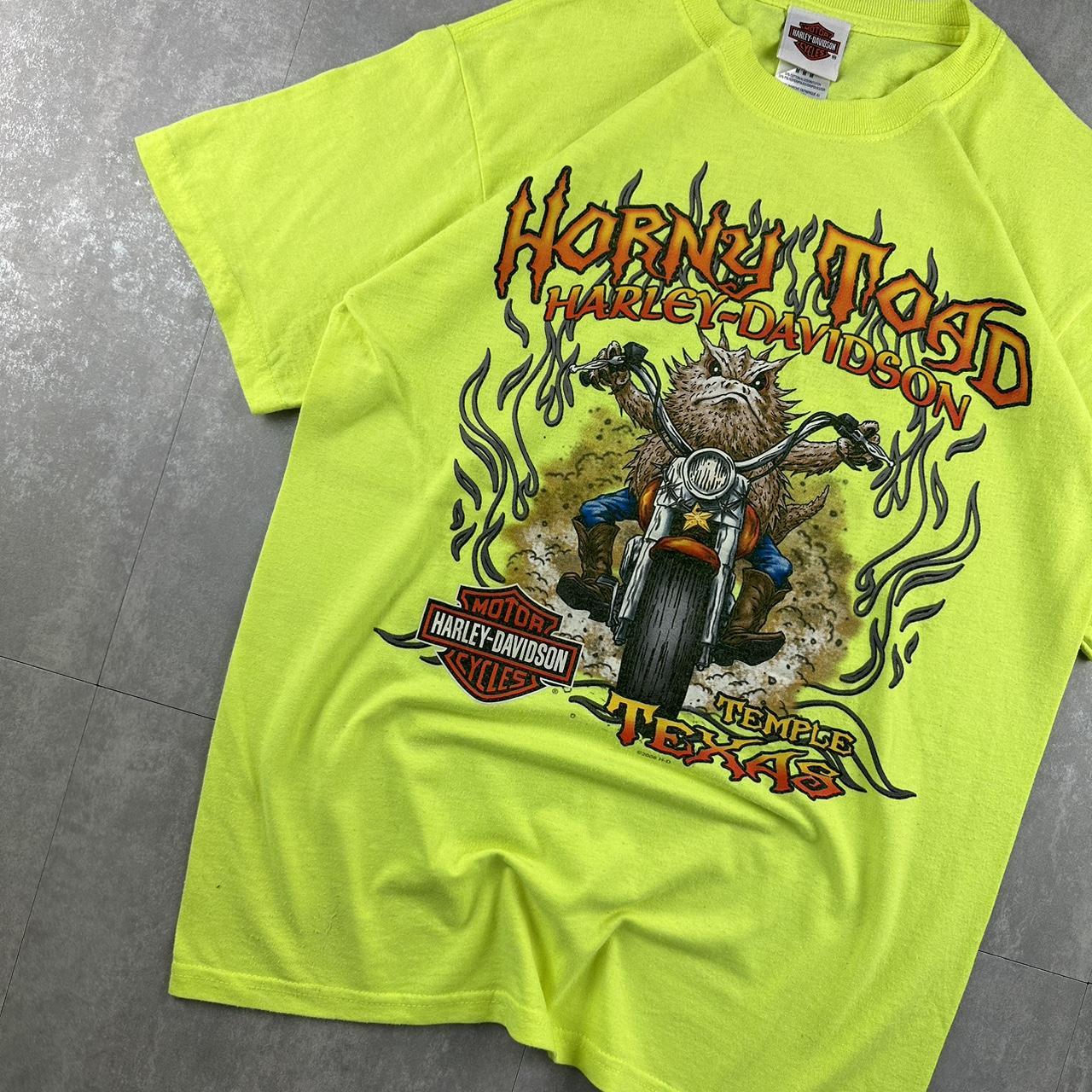 Harley Davidson 2000s biker spellout T shirt