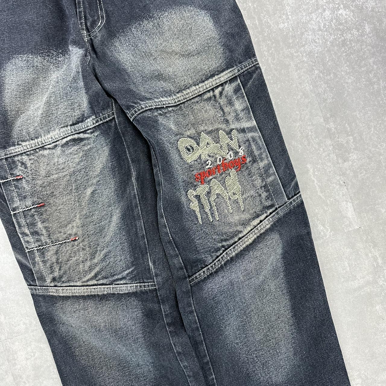 Japanese Denim jeans 2000s spellout carpenter skate jeans