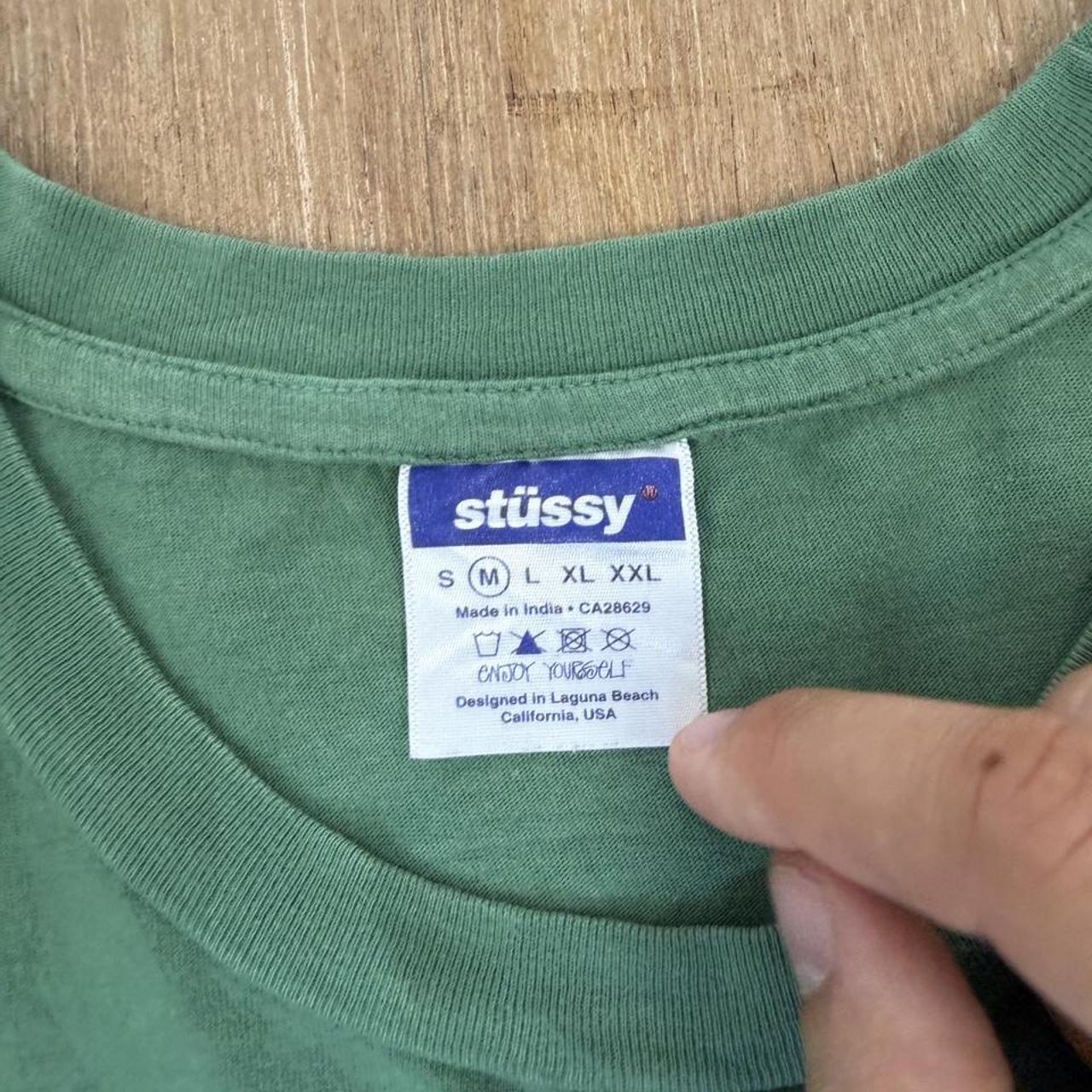Rare Stussy international green Vintage 2005 Y2K T-Shirt