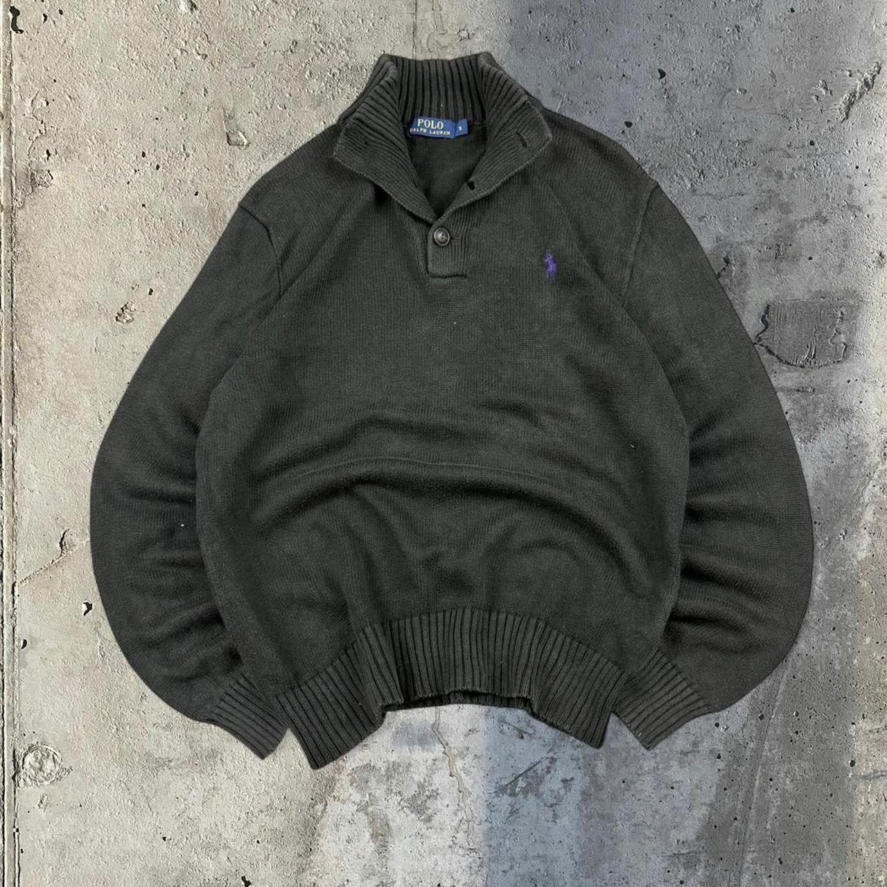 Polo Ralph Lauren 90s chunky knit button down jumper