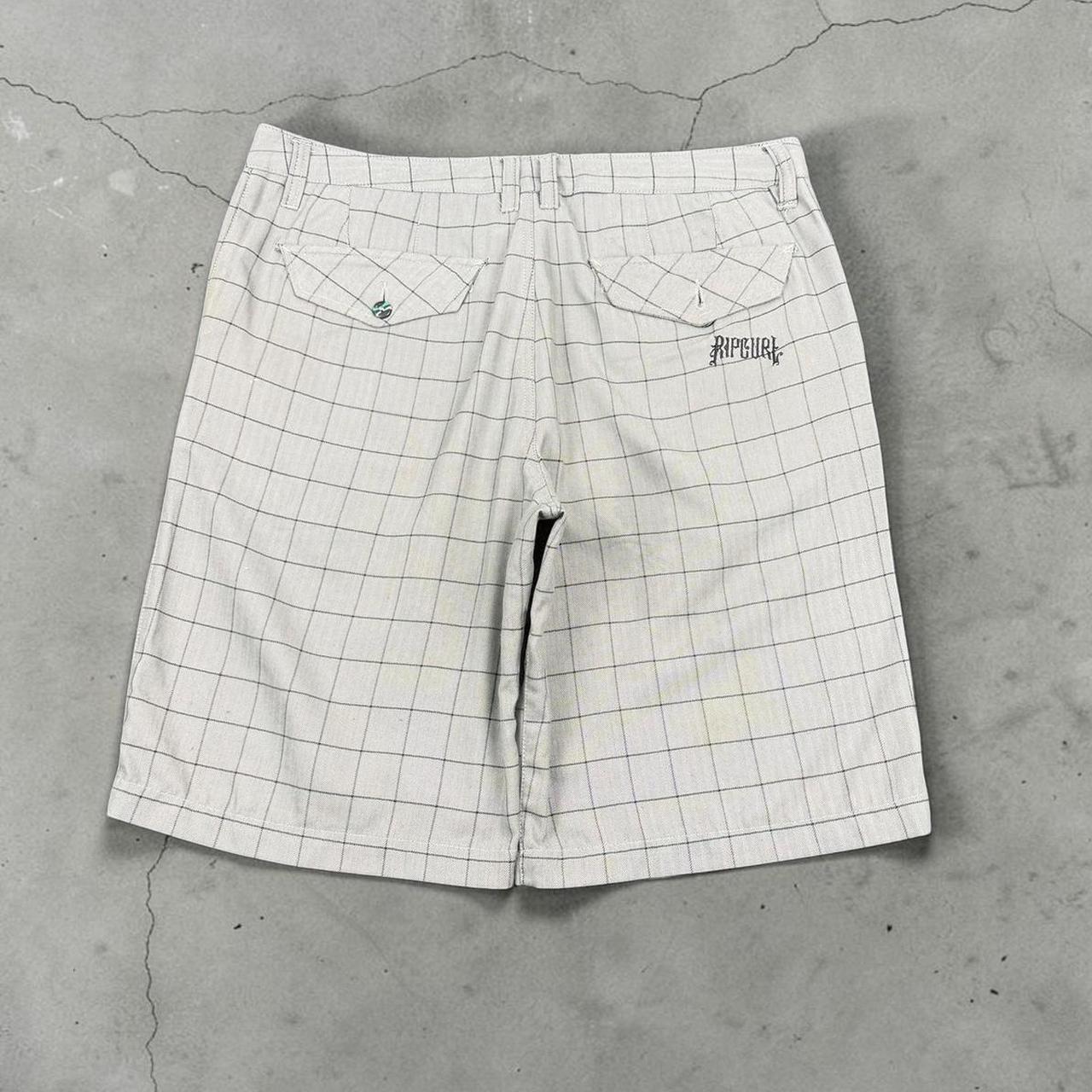 Rip Curl Vintage Y2K Surfwear check board shorts cargo shorts