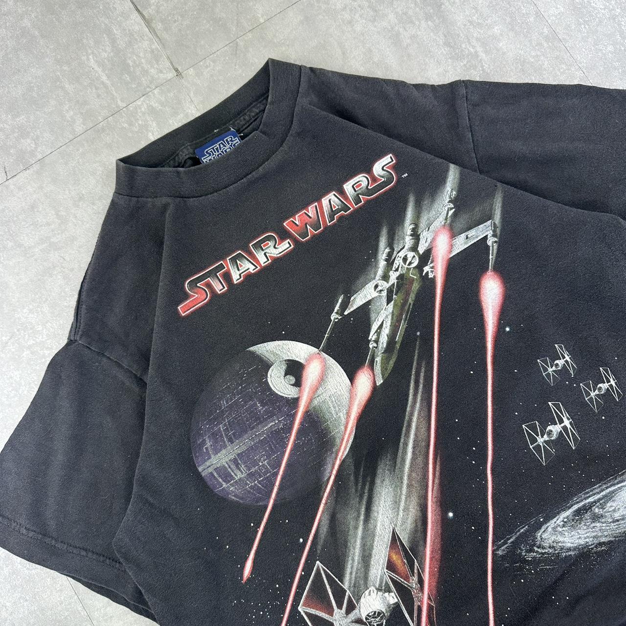 Rare Star Wars 90s/2000s Death Star space battle T