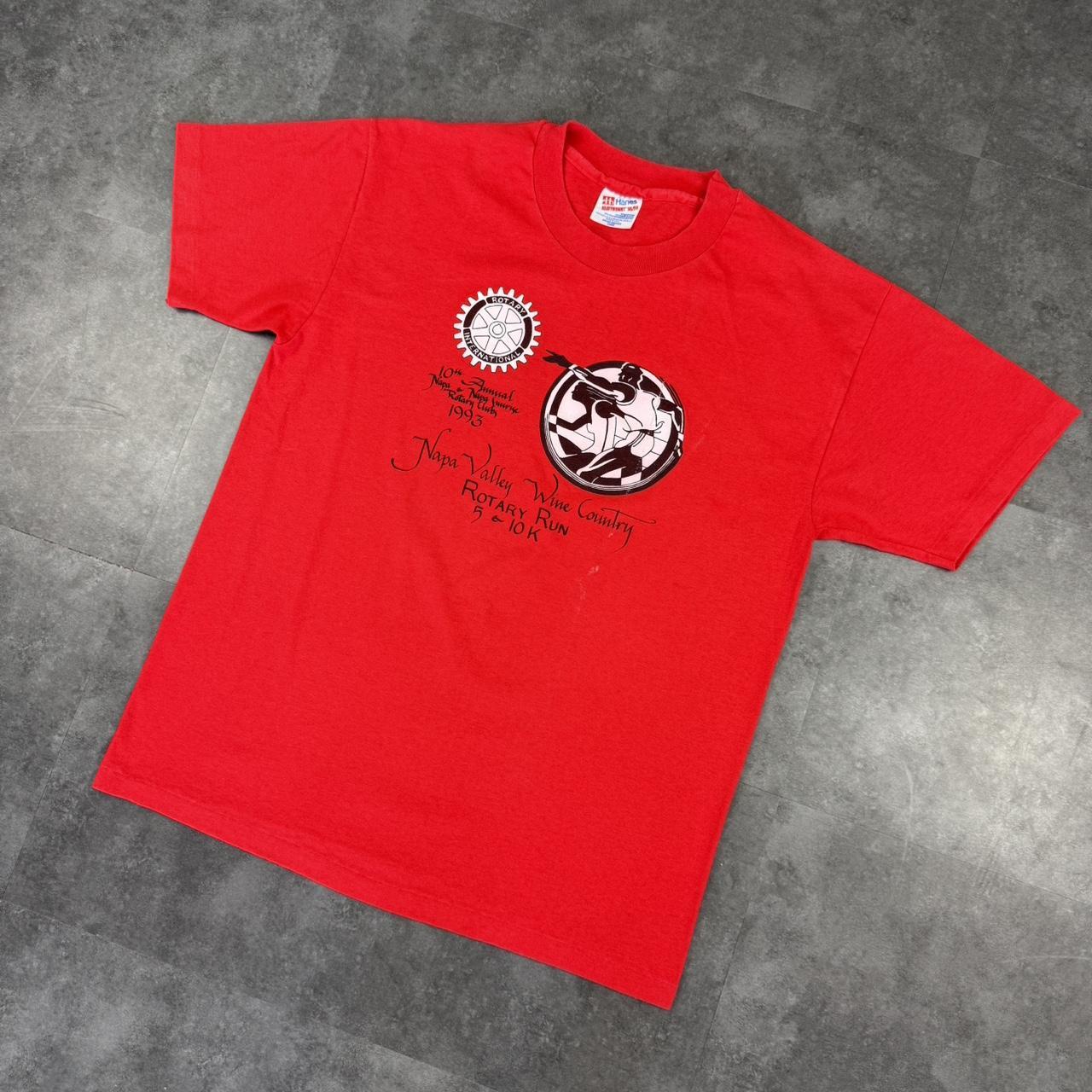 Hanes Beefy 90s Single Stitch Graphic print long sleeve T-Shirt