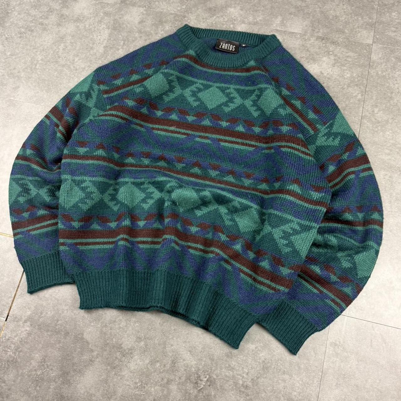 Vintage Zantos 90s chunky knit fisherman’s jumper