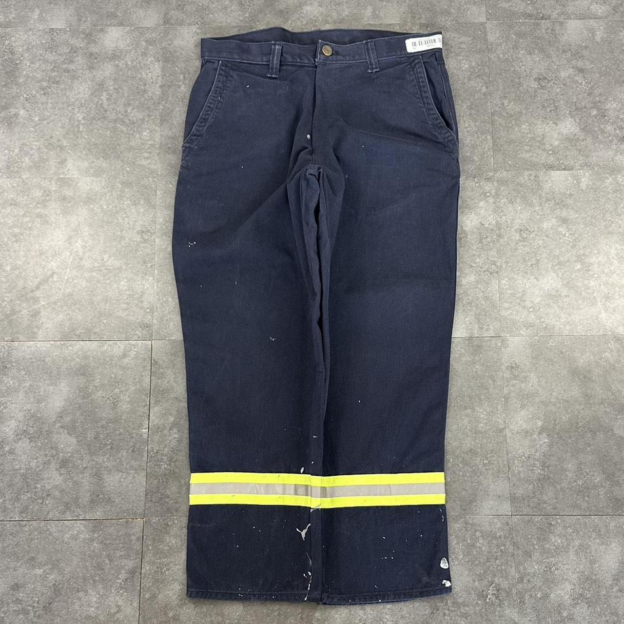 Carhartt 2000s dungaree workwear comfort fit denim cargo trousers