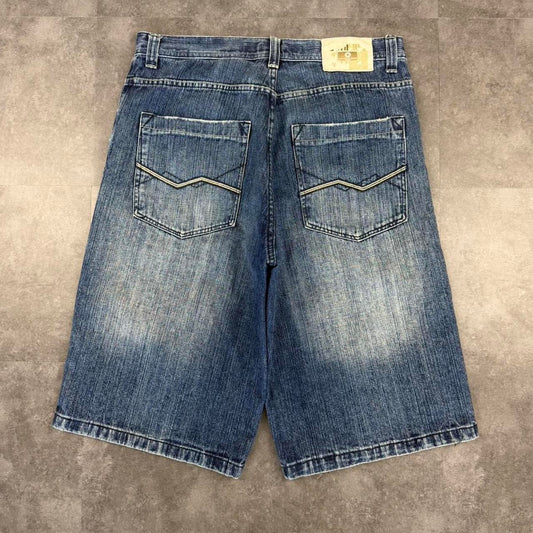 Southpole Grunge 2000s Vintage Japanese style Baggy HipHop Y2k Jorts