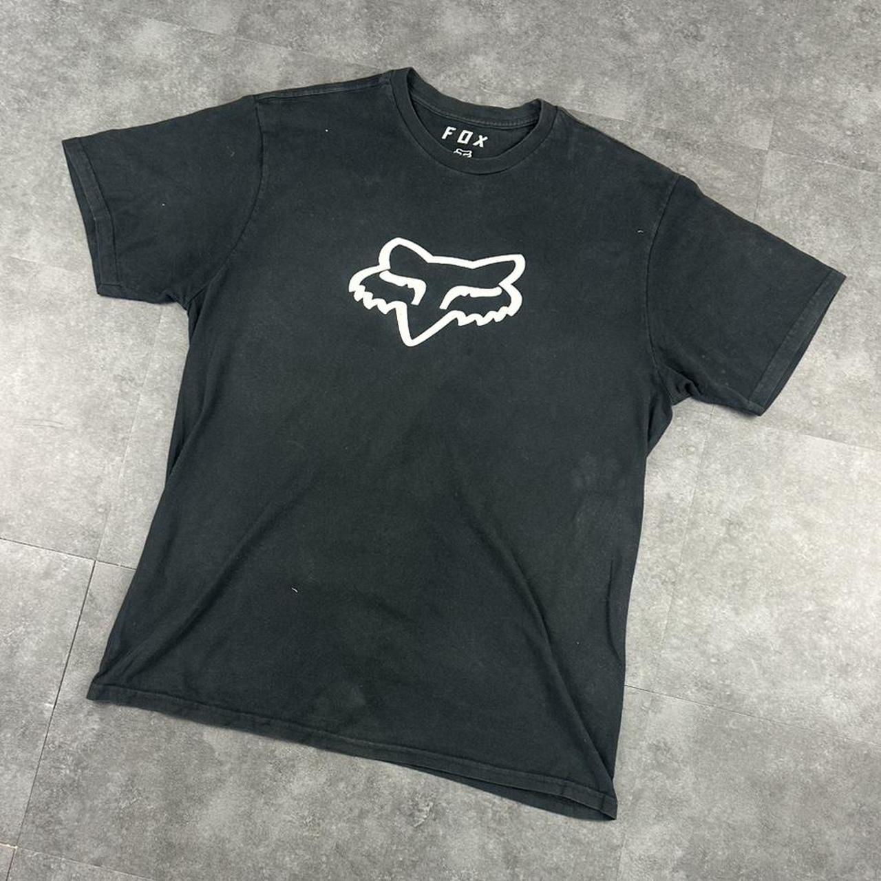 Fox Racing 2000s logo Print Logo graphic T shirt