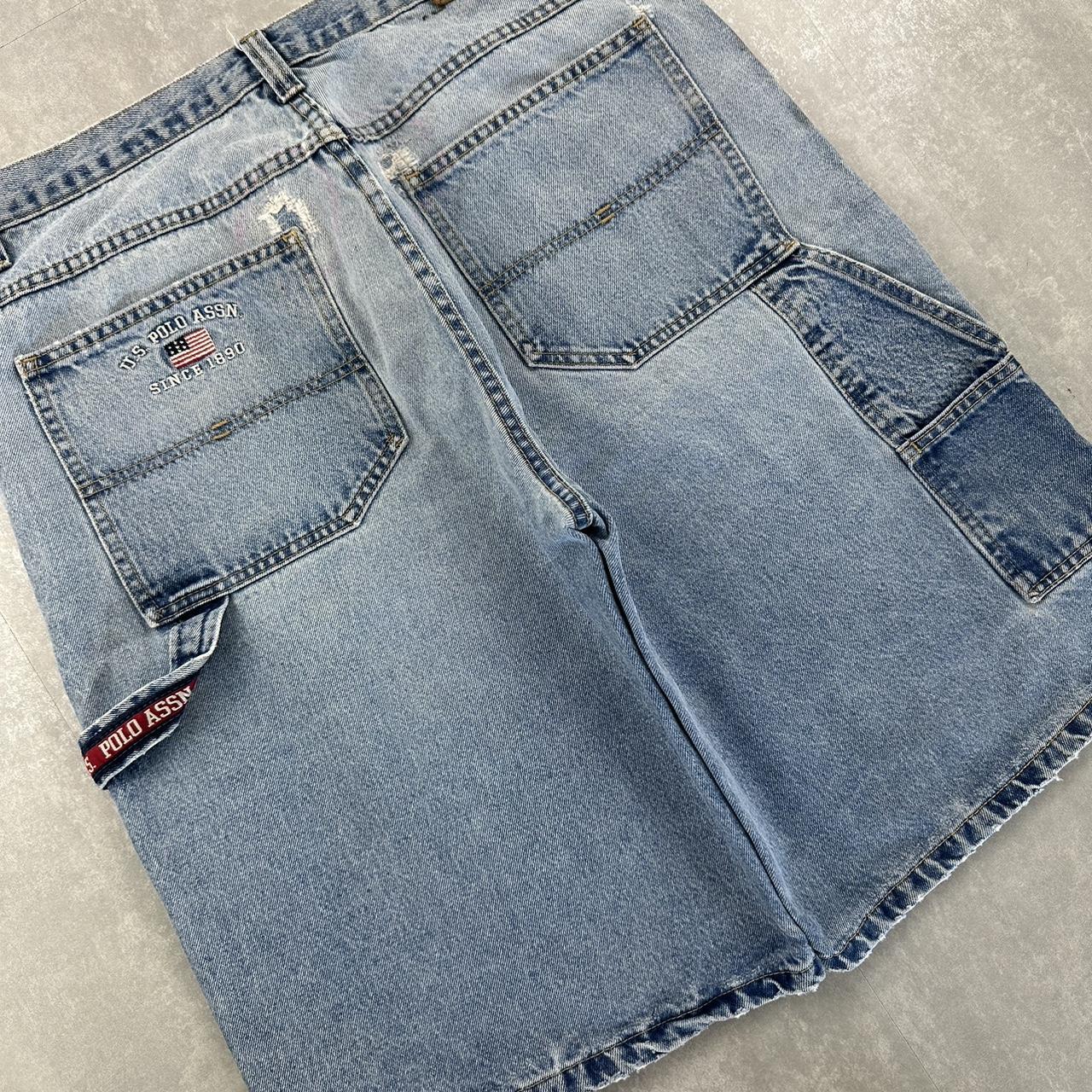 US Polo Assn 2000s spellout carpenter style jorts