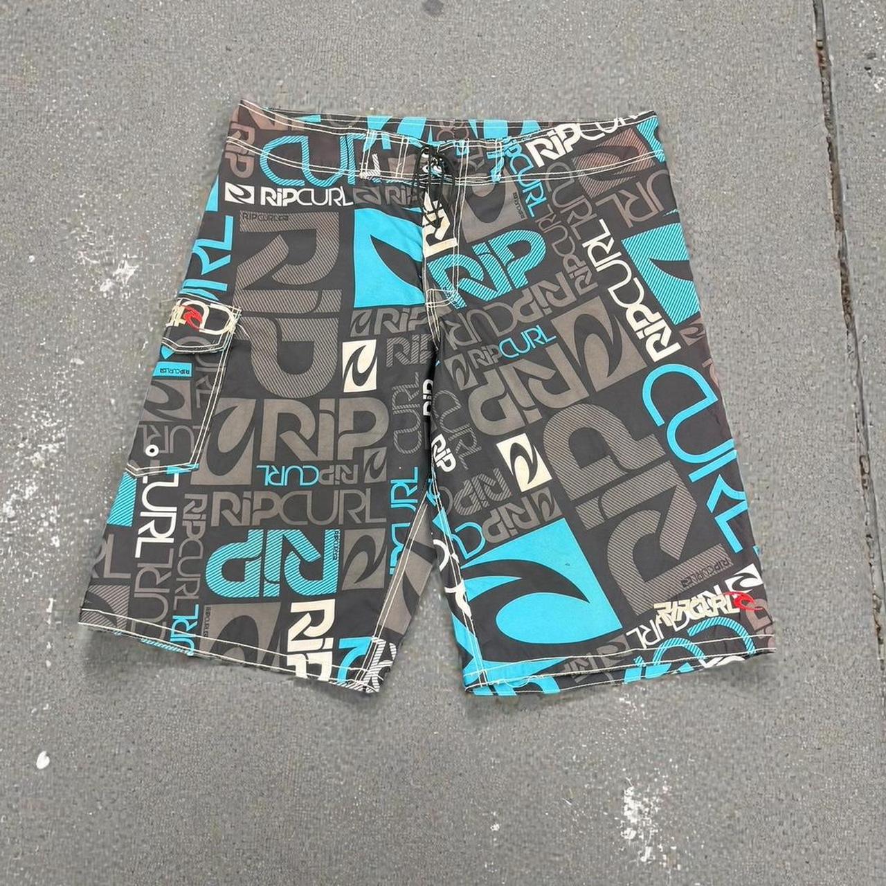 Rip Curl Vintage Y2K Surfwear beach swim board shorts