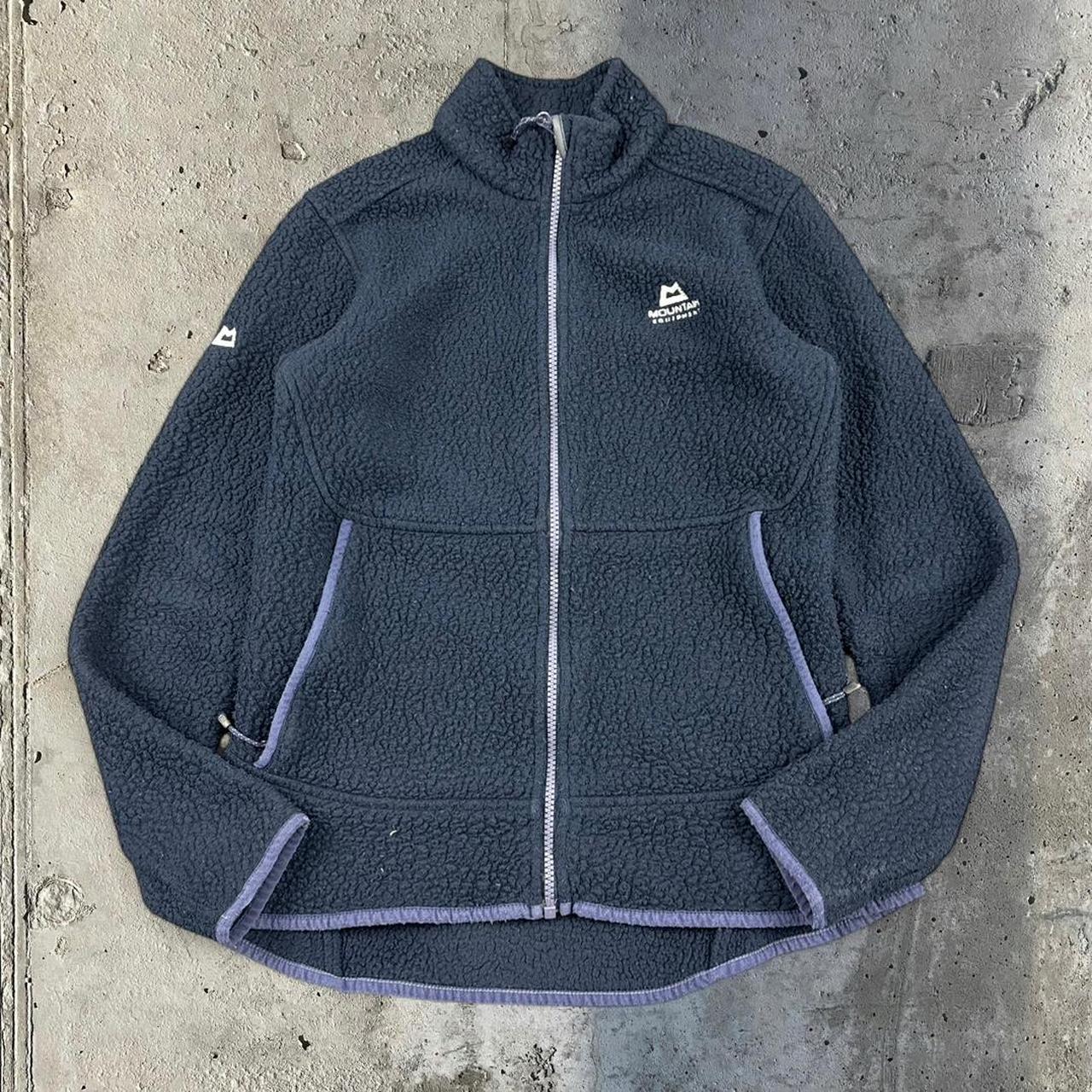 Vintage Mountain Equipment full Zip pile purple fleece
