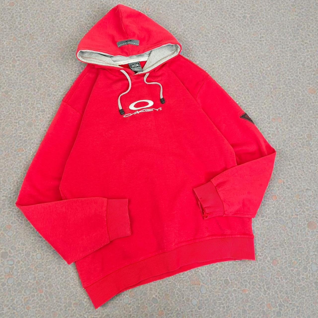 Rare Oakley Software Vintage Y2K Surfwear gorpcore logo boxy hoodie