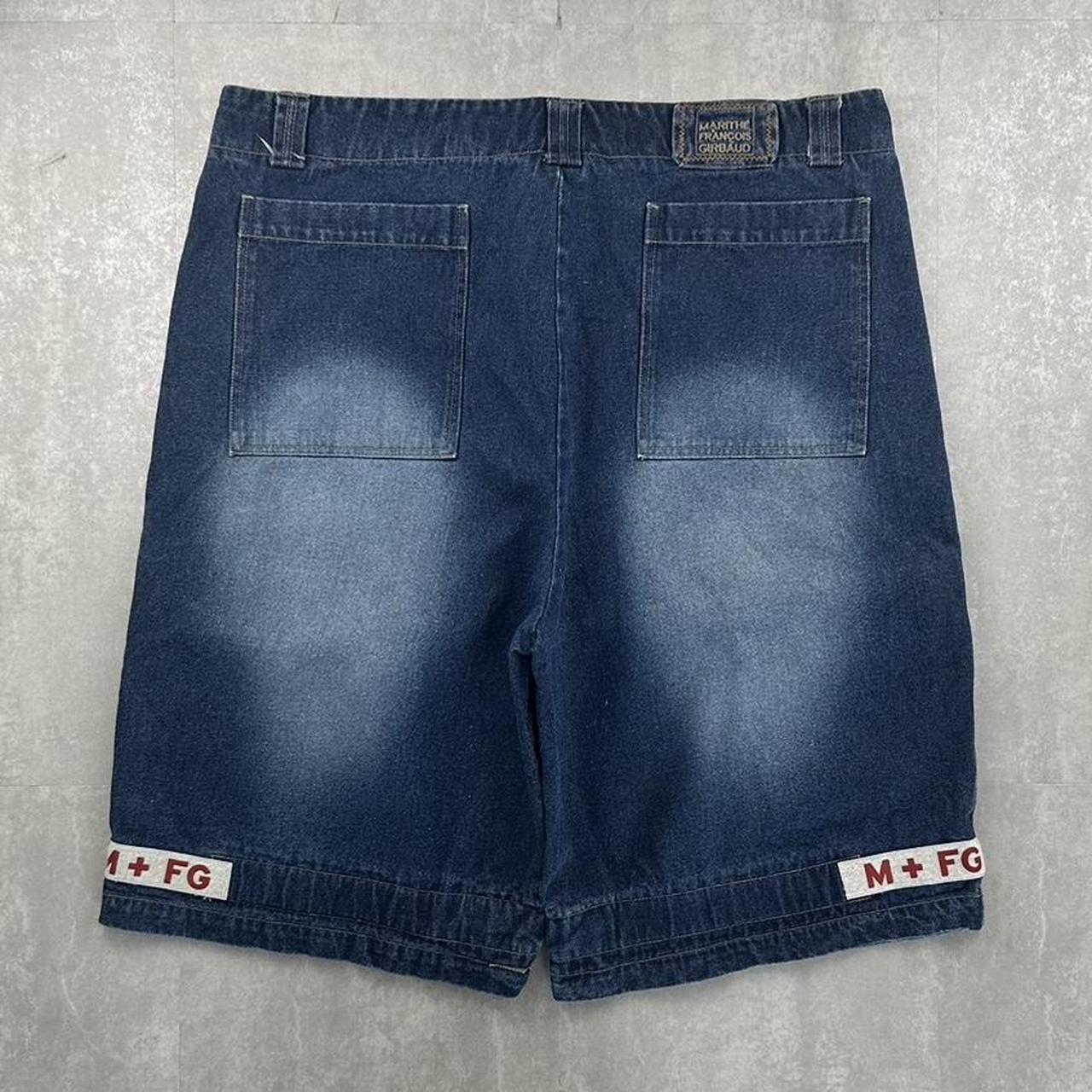 M + FG Japanese style 2000s spellout carpenter style jorts