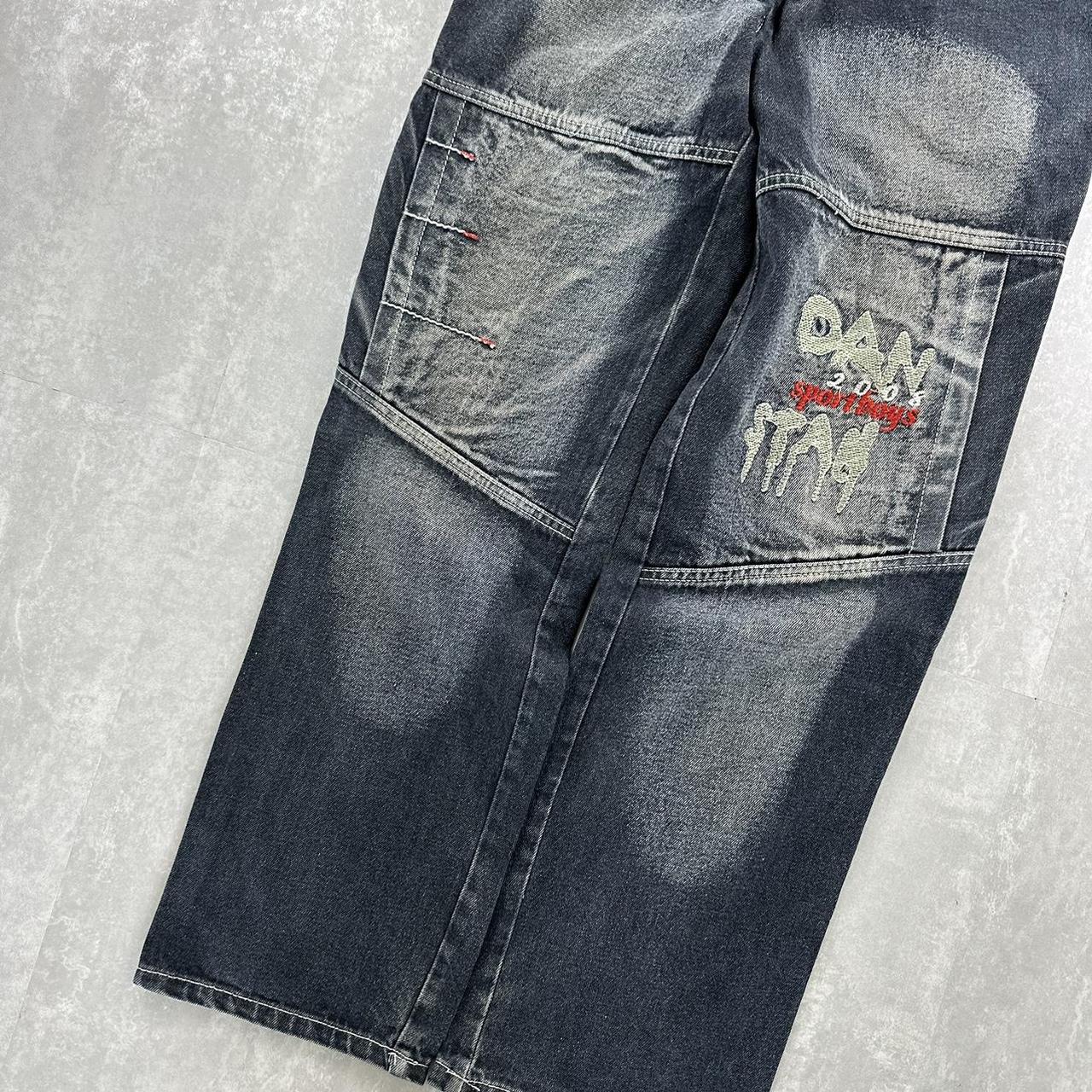 Japanese Denim jeans 2000s spellout carpenter skate jeans