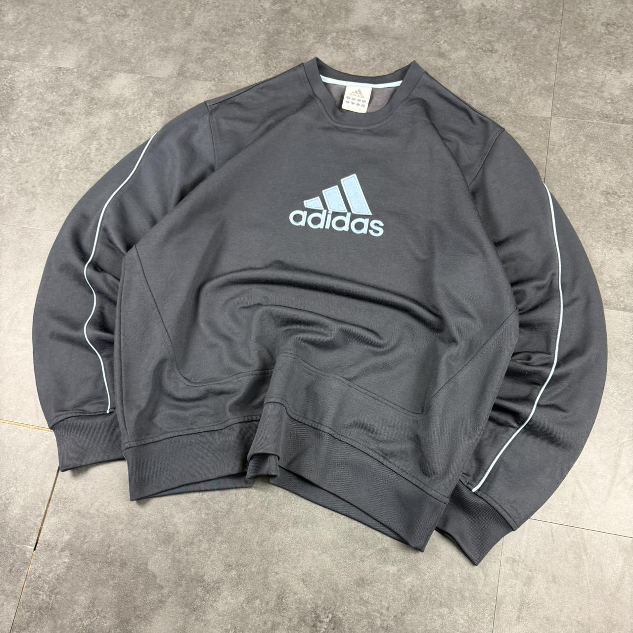 Vintage Adidas 90s spellout embroidered big spellout sweatshirt