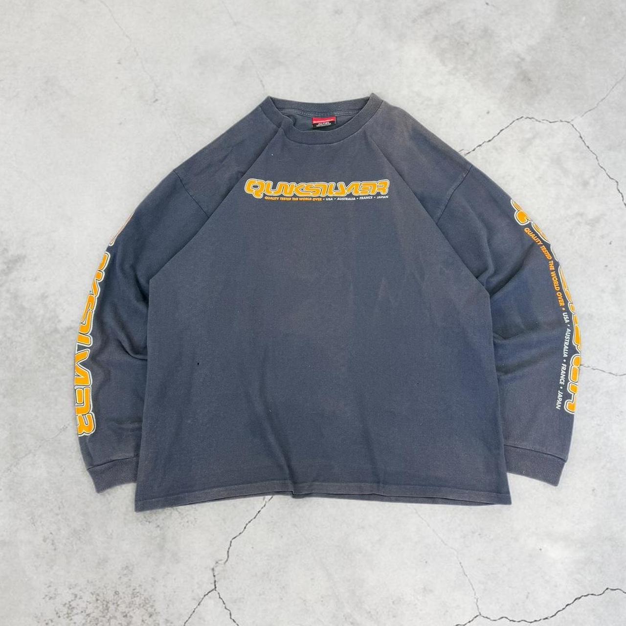 Rare Quiksilver Vintage Y2K Surfwear long sleeve T-Shirt