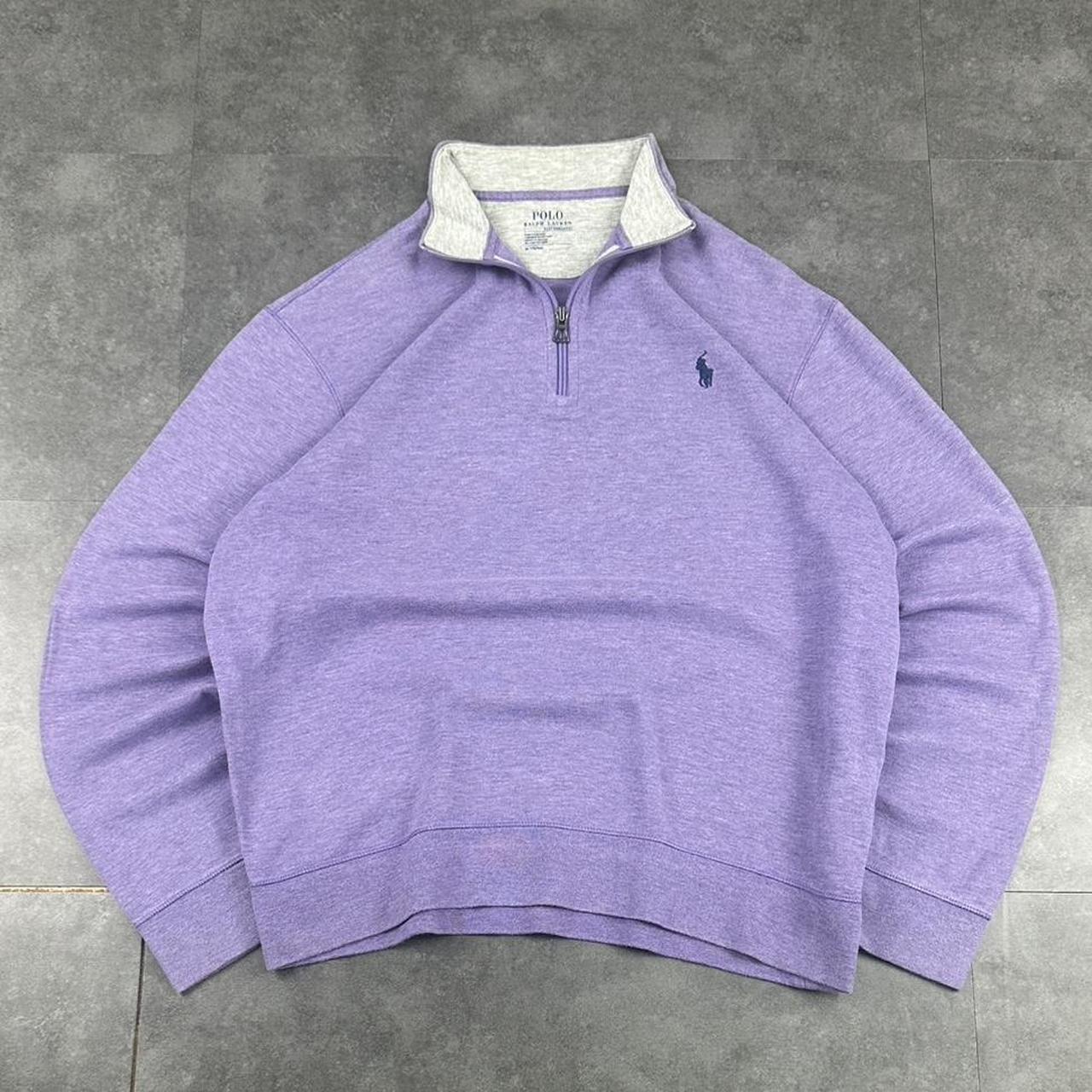 Polo Ralph Lauren Performance 90s chunky knit pullover knit 1/4 zip Sweatshirt