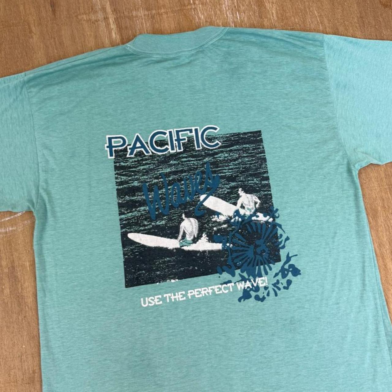 Pacific Wave Surfwear mint green Y2K T-Shirt
