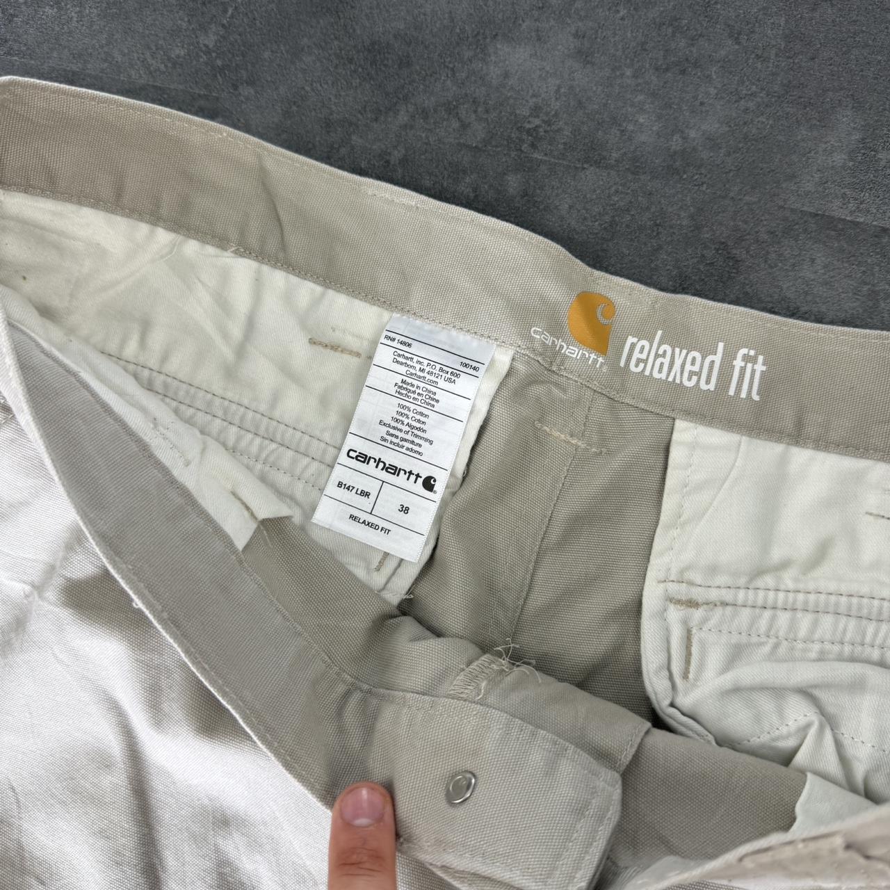 Carhartt 2000s dungaree workwear comfort fit cargo shorts