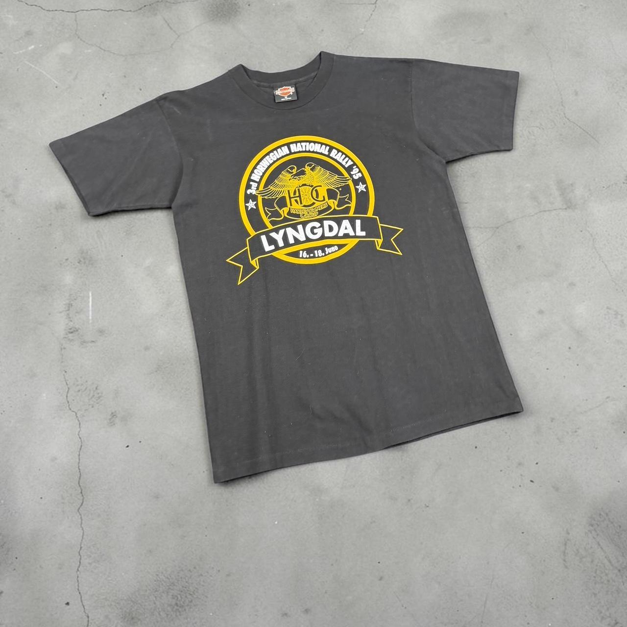 Harley Davidson biker Vintage Y2K Norway choppers T-Shirt