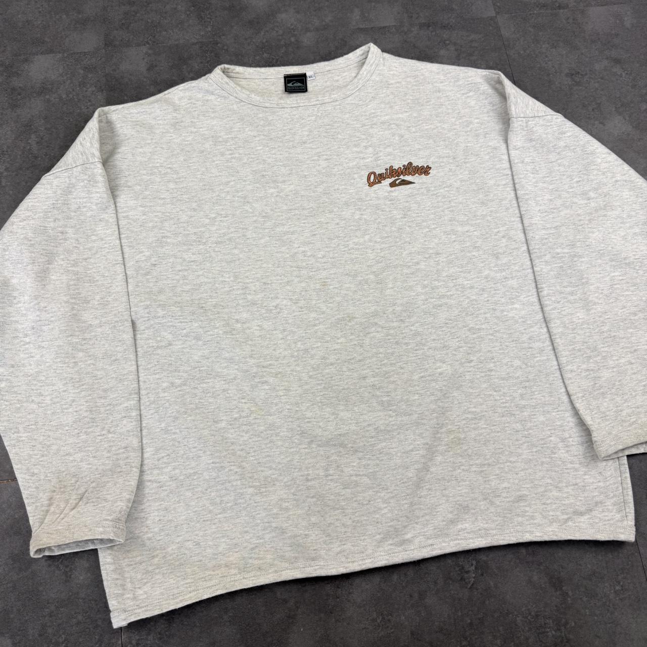 Rare Quiksilver Vintage 90s Surfwear hiphop big print streetwear surf sweatshirt