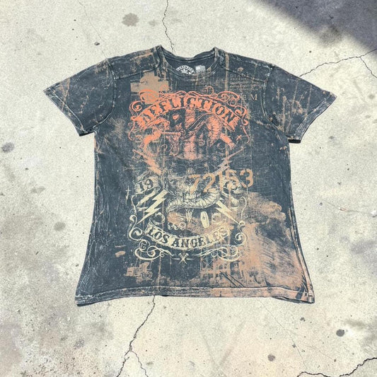 Affliction MMA Elite Vintage Y2K cage fighting grunge T Shirt