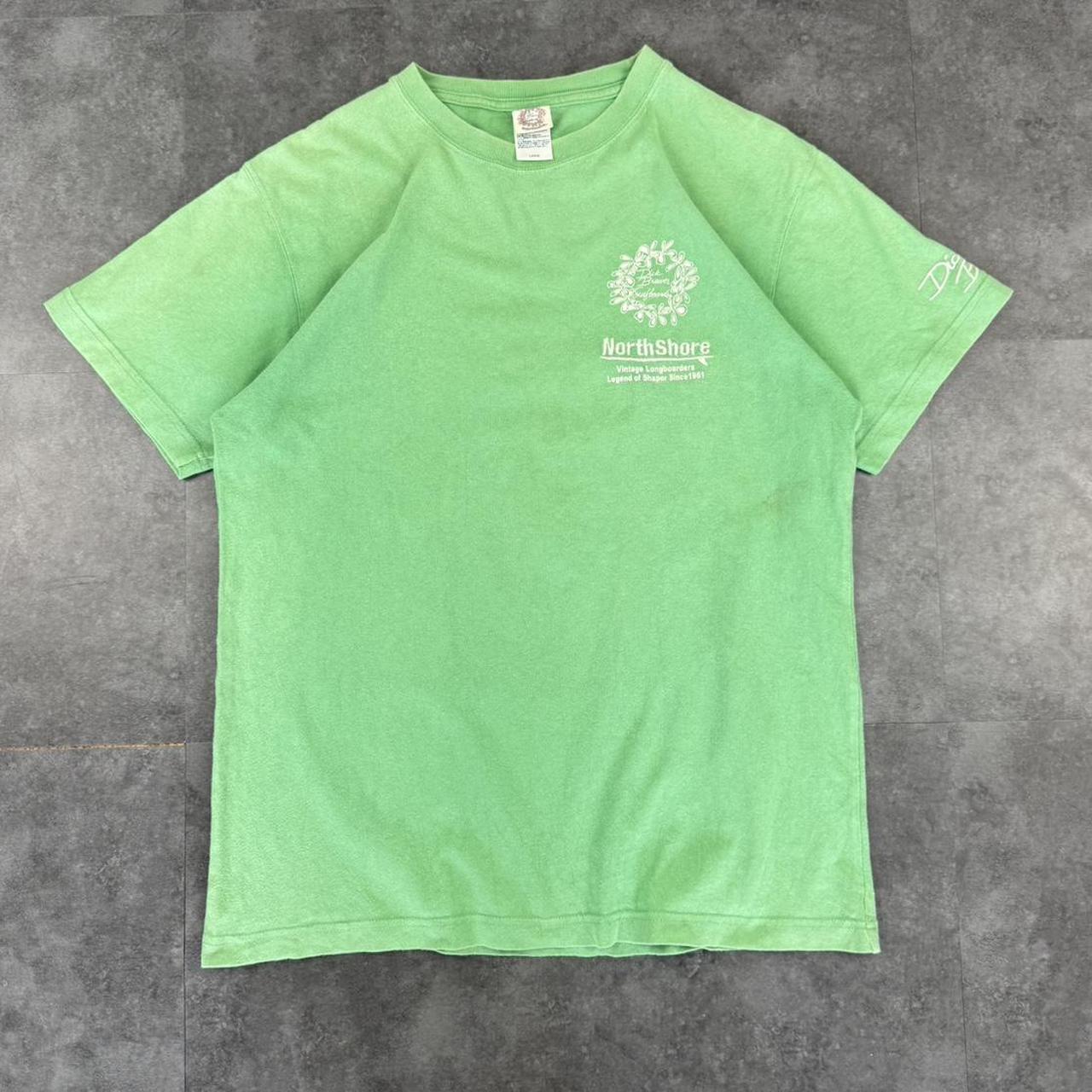 Dick brewes north shore 2000s Print graphic logo surf T shirt