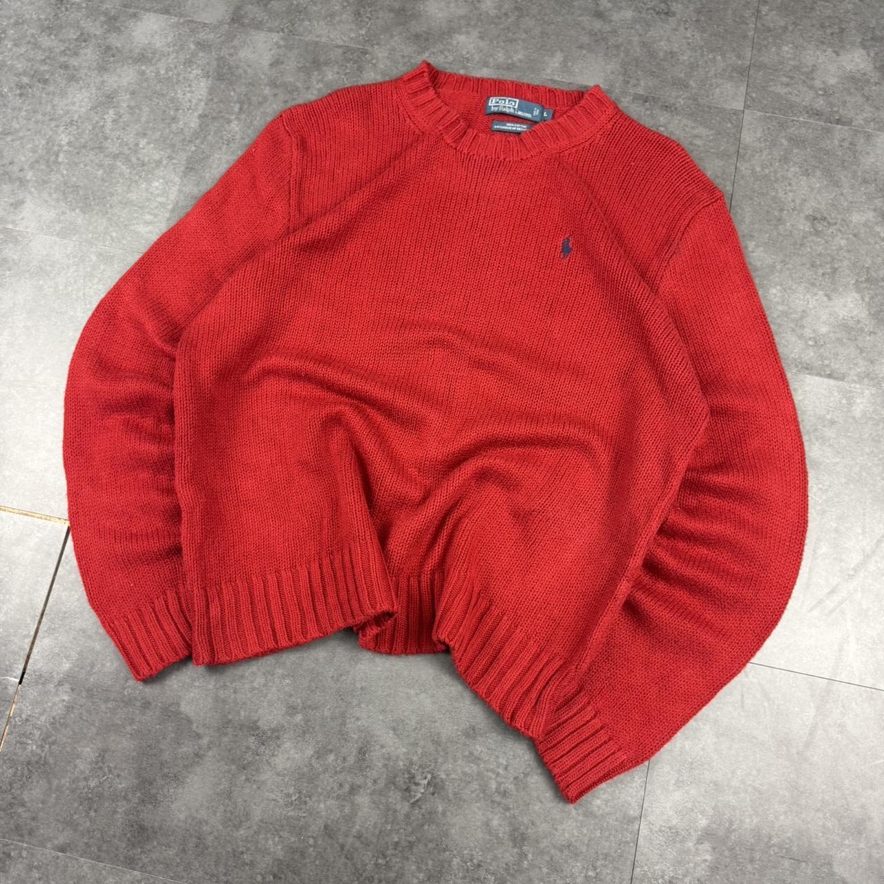 Polo Ralph Lauren 90s chunky knit heavyweight fisherman’s jumper