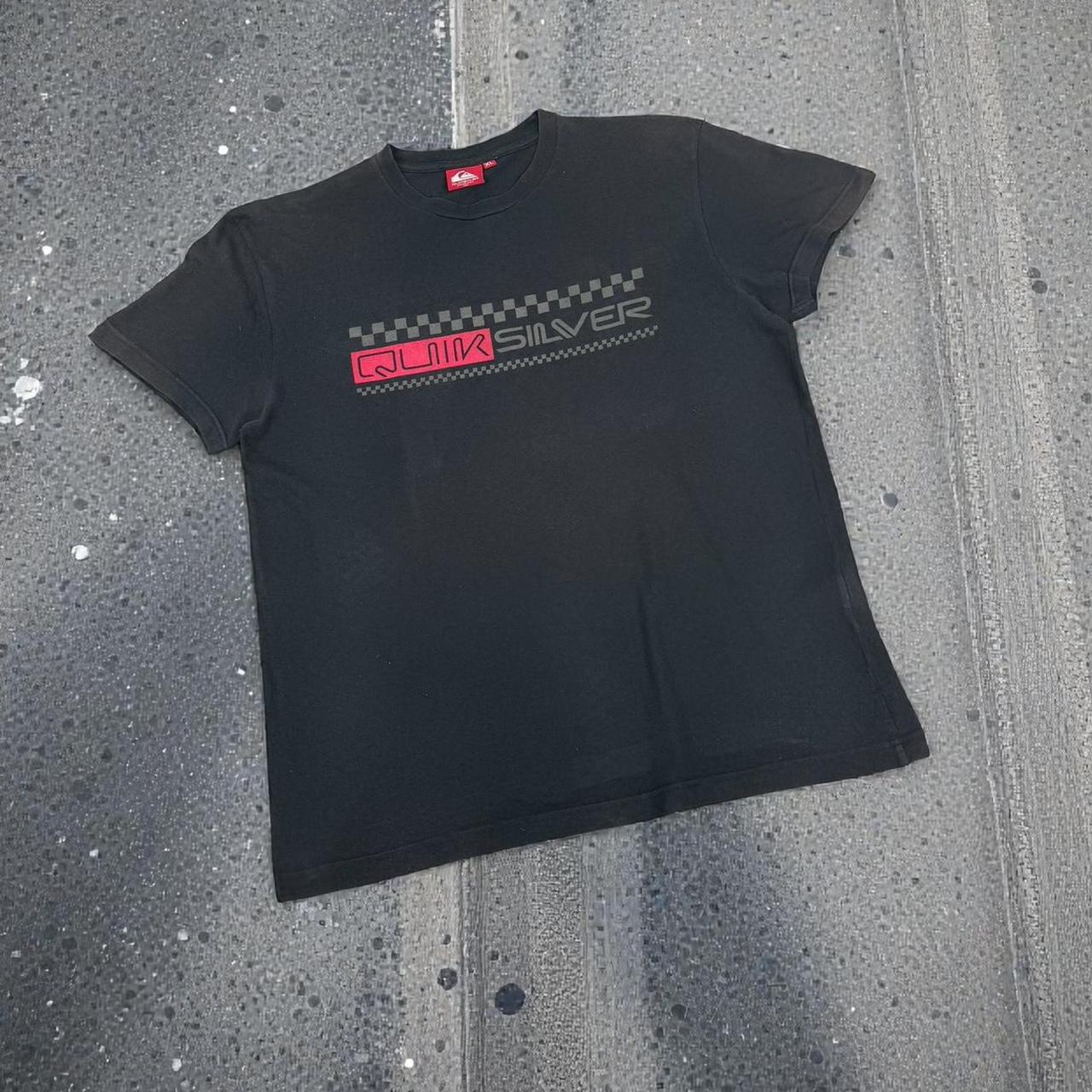 Quiksilver Vintage Y2K Surfwear logo boxy T-Shirt