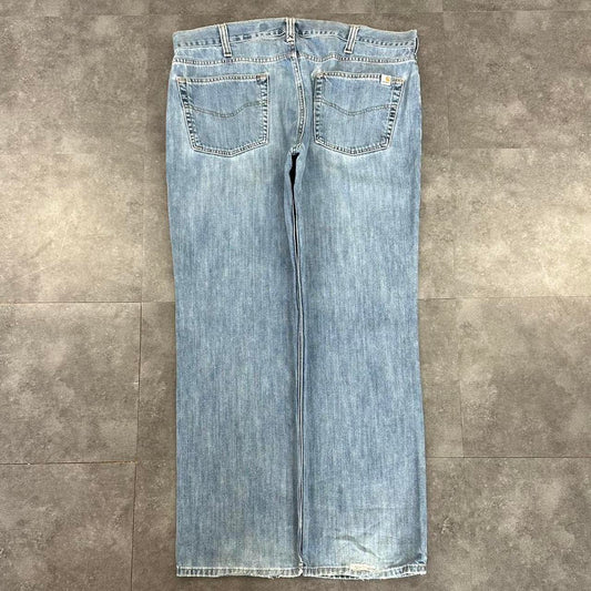 Carhartt 2000s dungaree workwear comfort fit denim cargo trousers