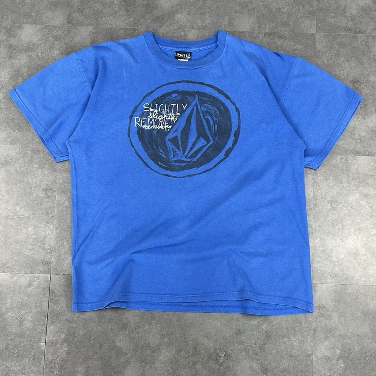 Volcom T 2000s Y2K logo print design