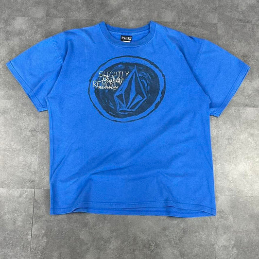 Volcom T 2000s Y2K logo print design