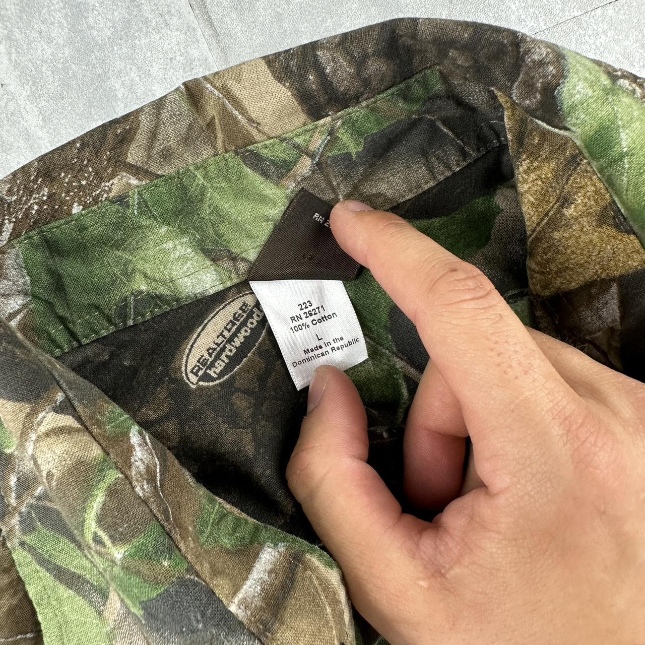 Realtree Ranger 2000s Shirt with camo pattern all over