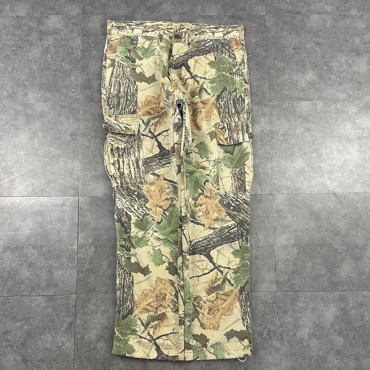 Realtree camo Mossy oak 2000s dungaree workwear cargo trousers