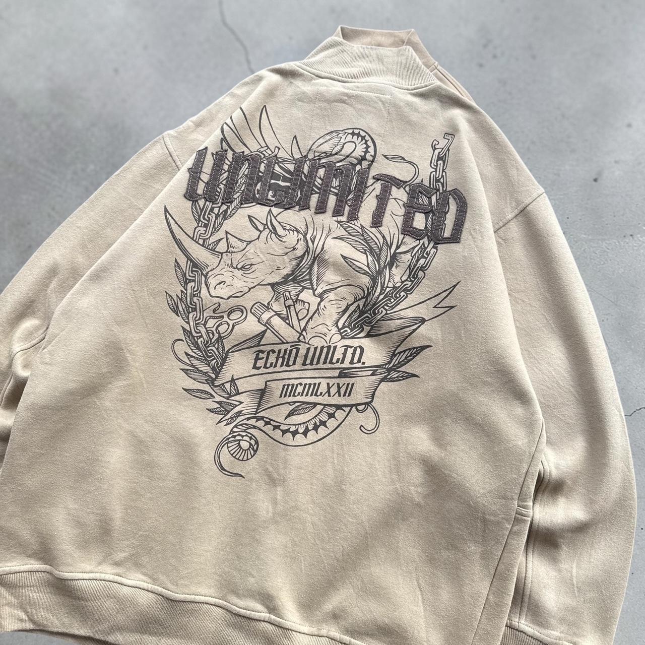 Ecko unltd vintage Y2K skater 2000s spellout zip sweatshirt