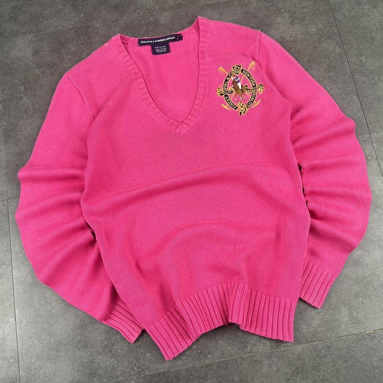 Polo Ralph Lauren PRL & co 90s cotton V neck Jumper