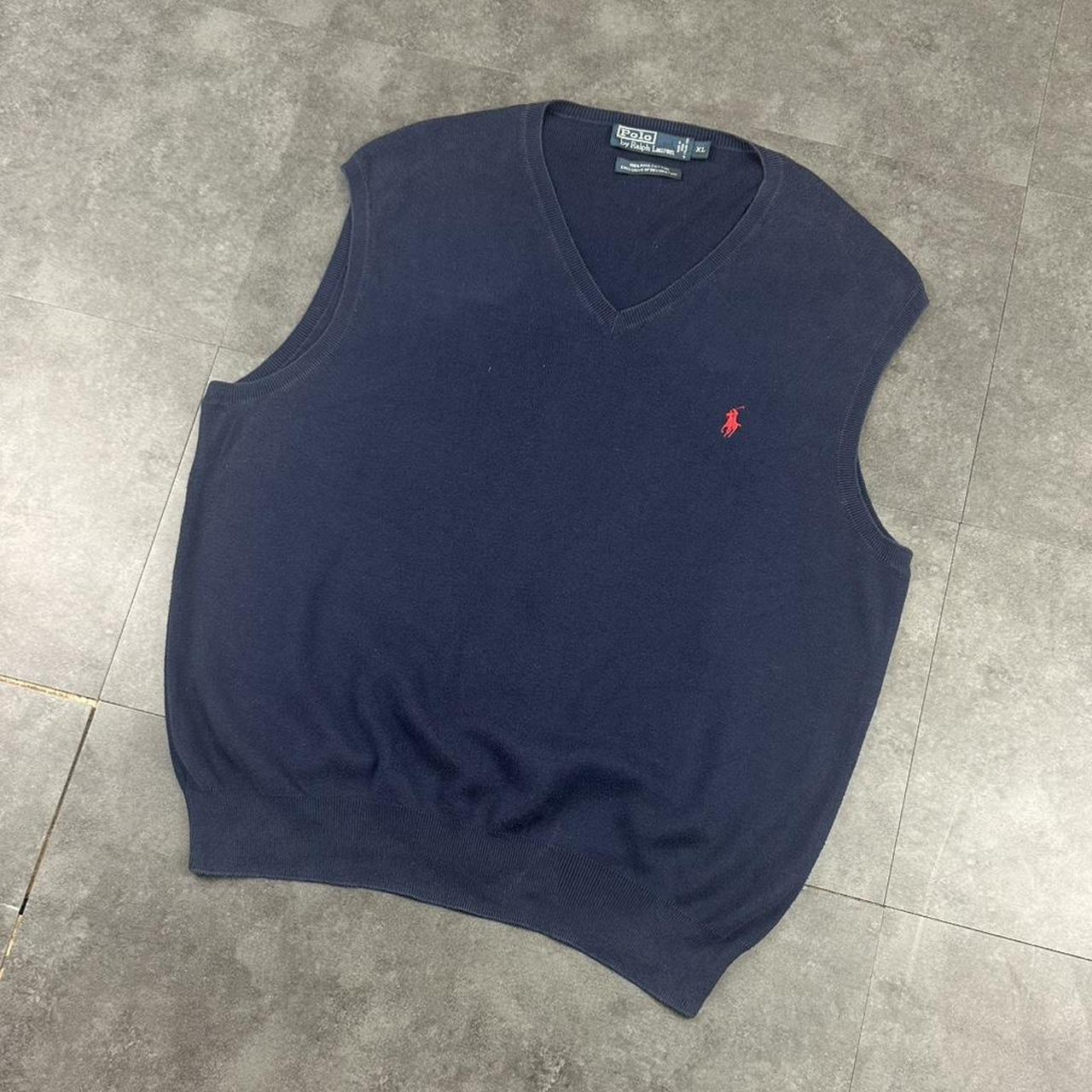 Polo Ralph Lauren 90s heavyweight chunky knit pullover knit Vest